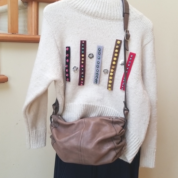 Banana Republic 100% Cow Leather Shoulder Crossbody Bag. - Picture 2 of 7